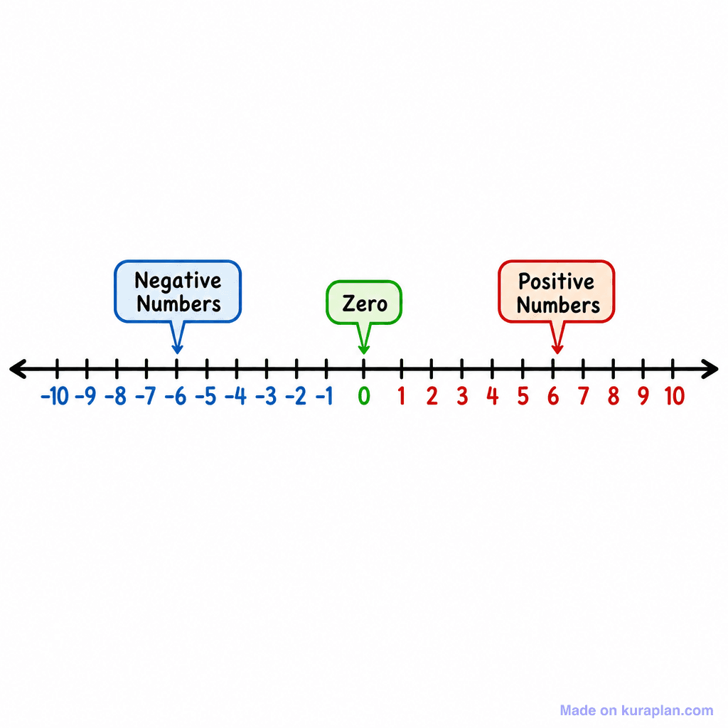 Numberline Neg10 Pos10