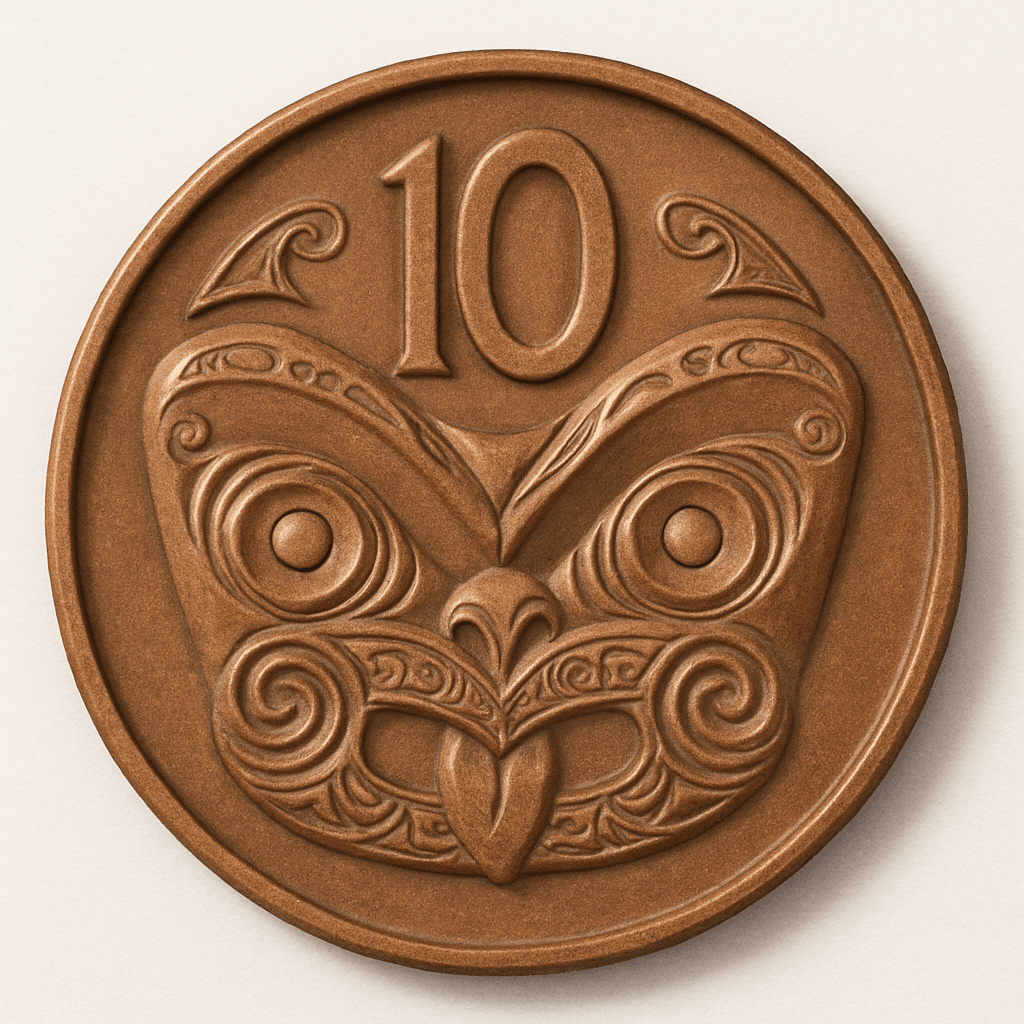 NZ 10c coin (realistic)