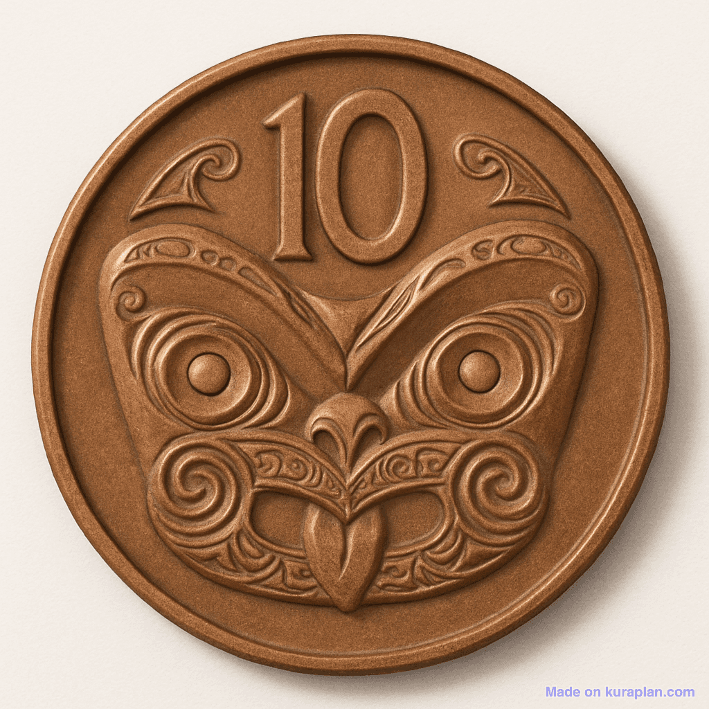 NZ 10c coin (realistic)