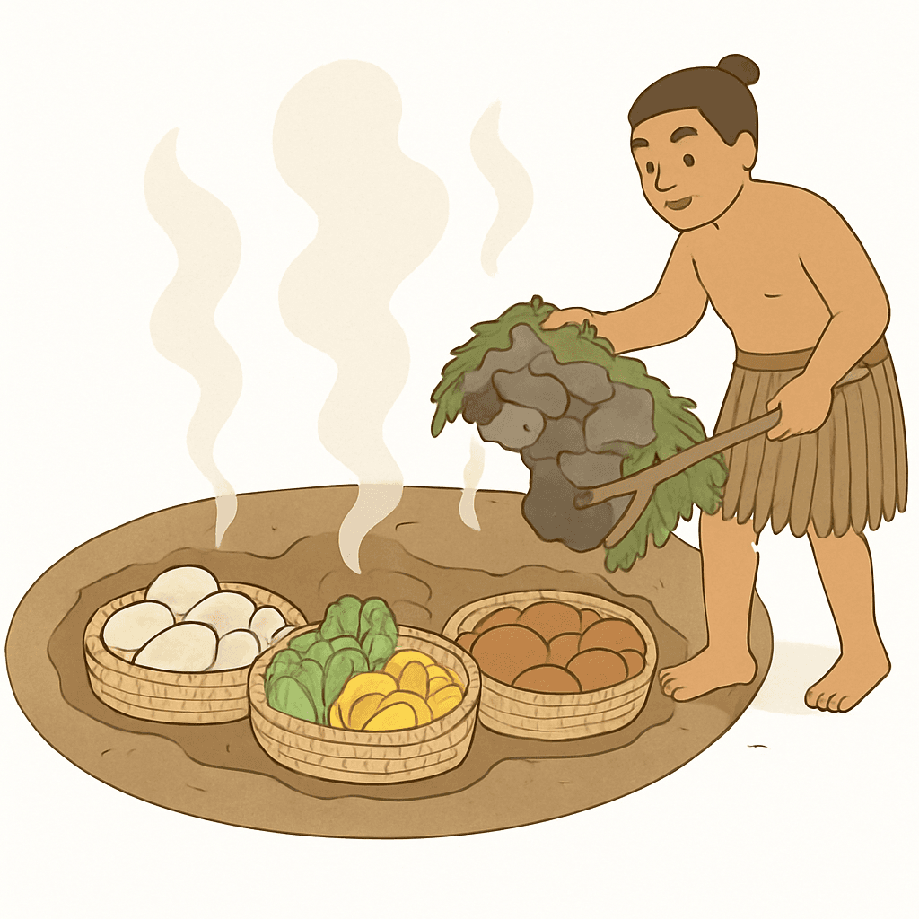 Hangi — traditional earth oven