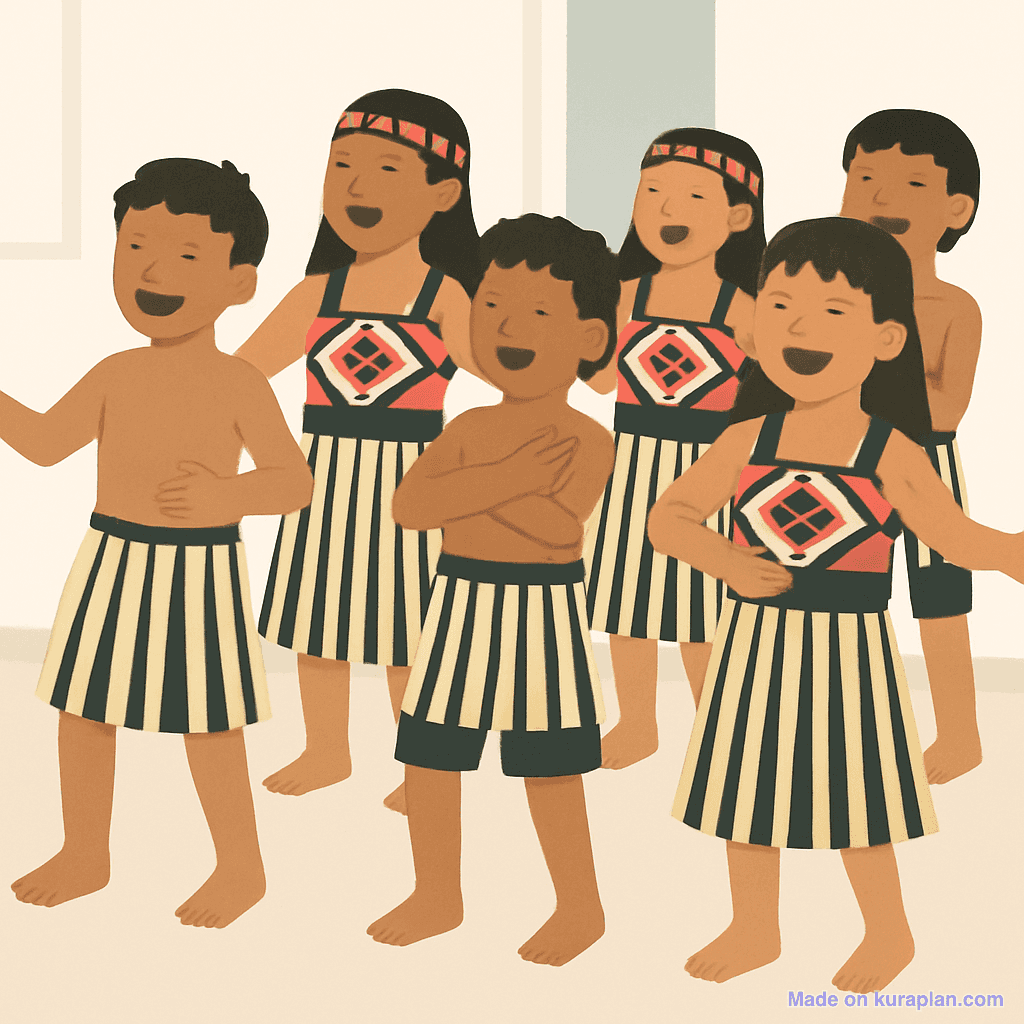 NZ Kapa Haka group performing