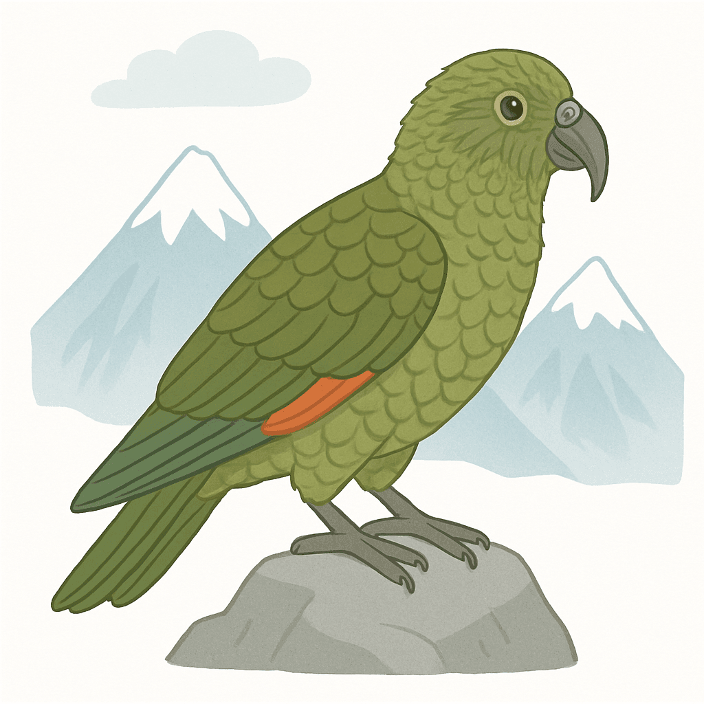 Kea — alpine parrot