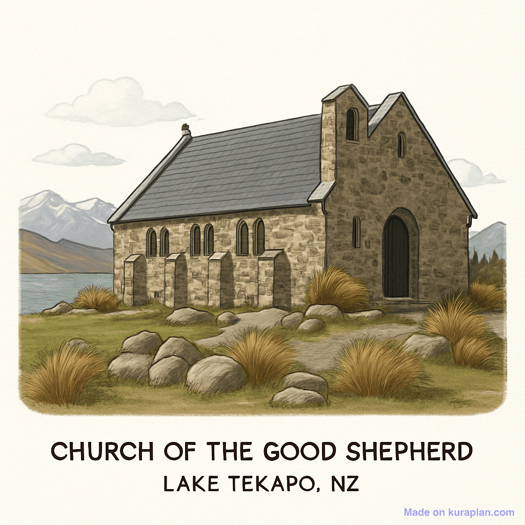 Lake Tekapo — Church of the Good Shepherd