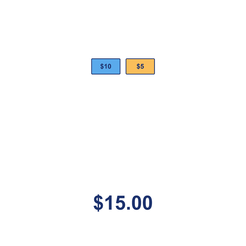 NZ Money Amount — $15.00
