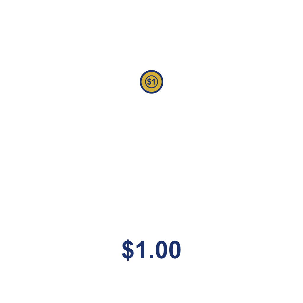 NZ Money Amount — $1.00