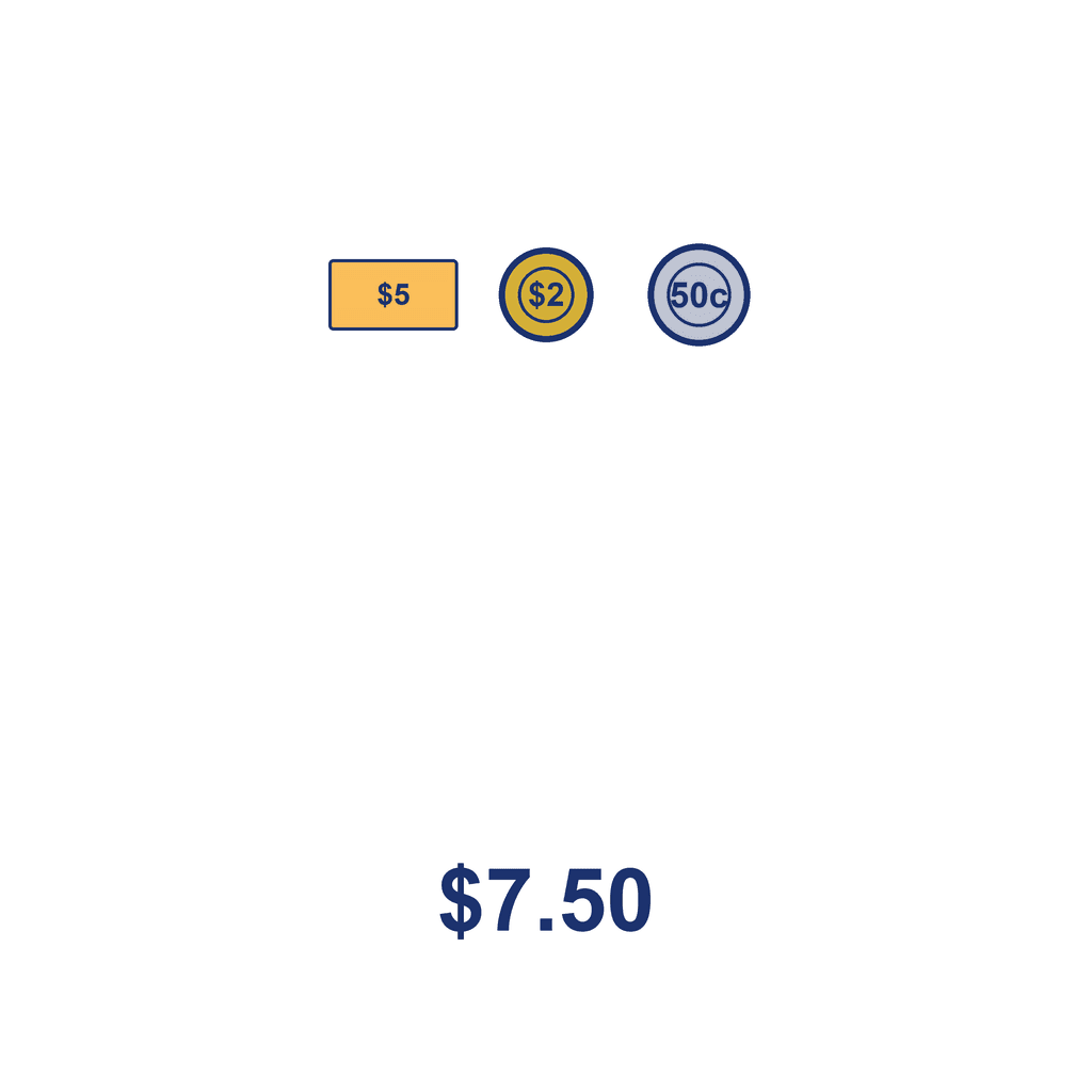 NZ Money Amount — $7.50