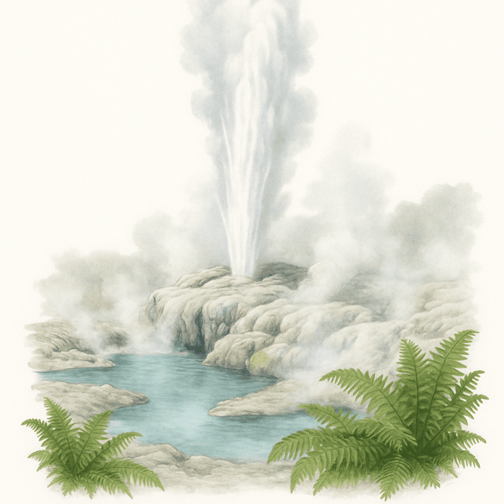 Rotorua geyser