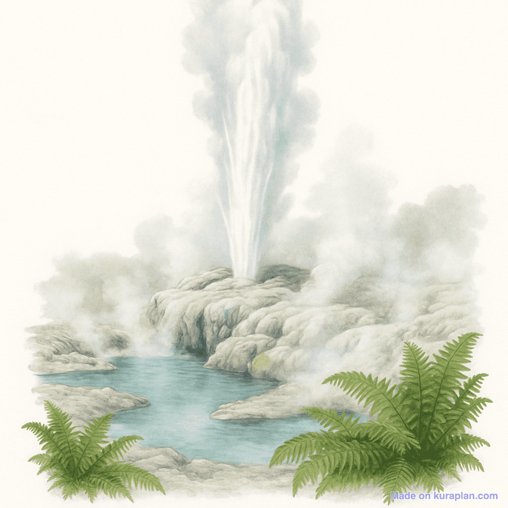Rotorua geyser