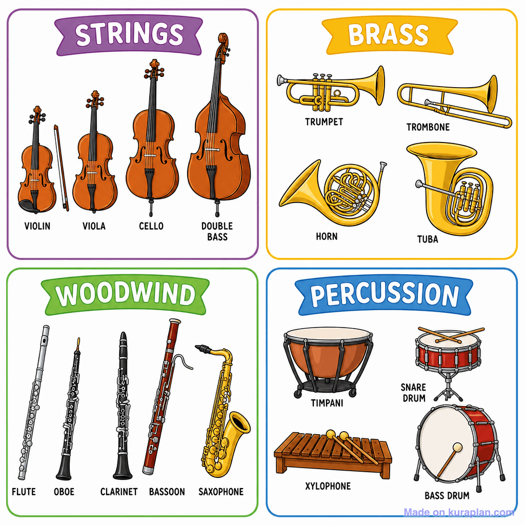 Orchestra Families 4 Grid