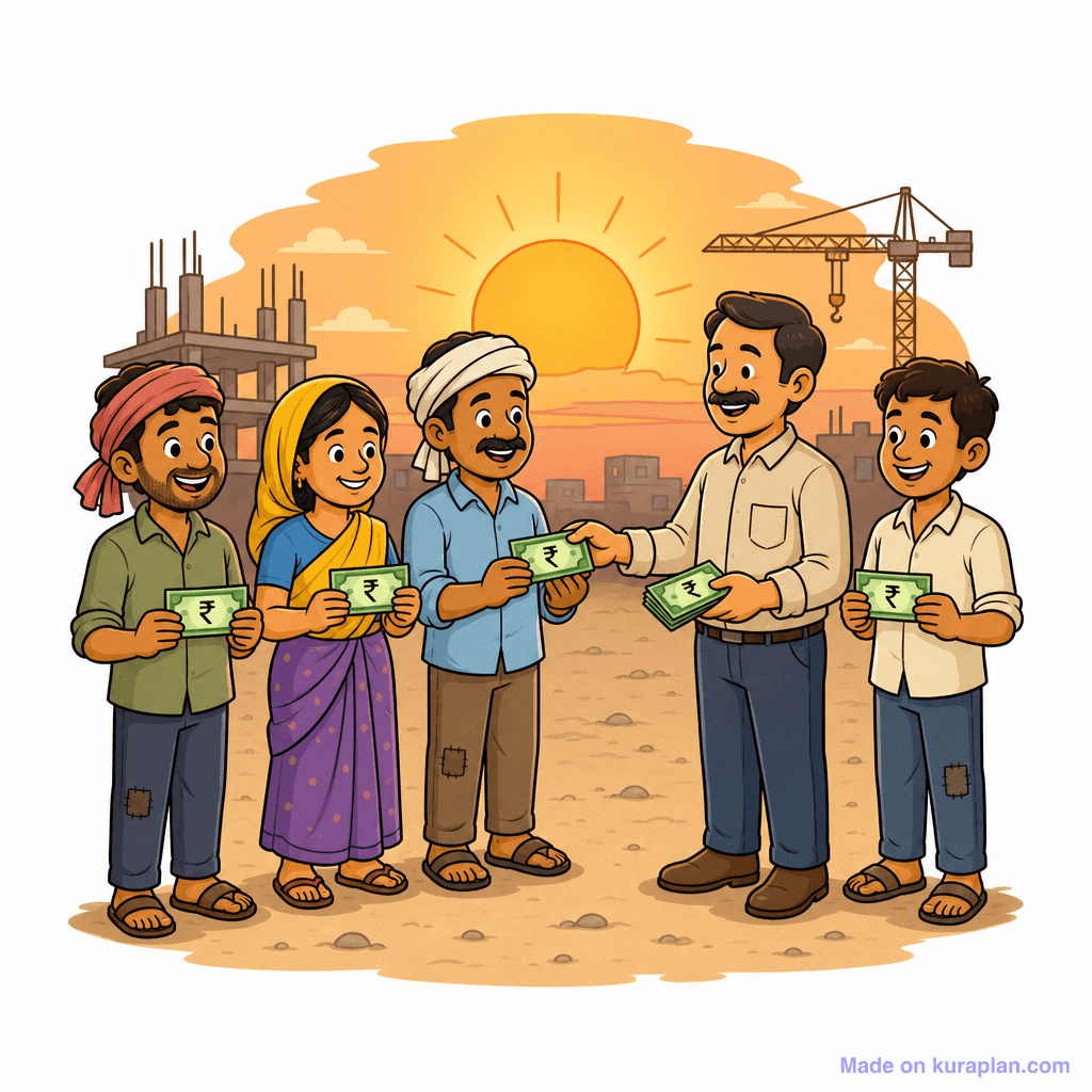 Parable Workers In Vineyard