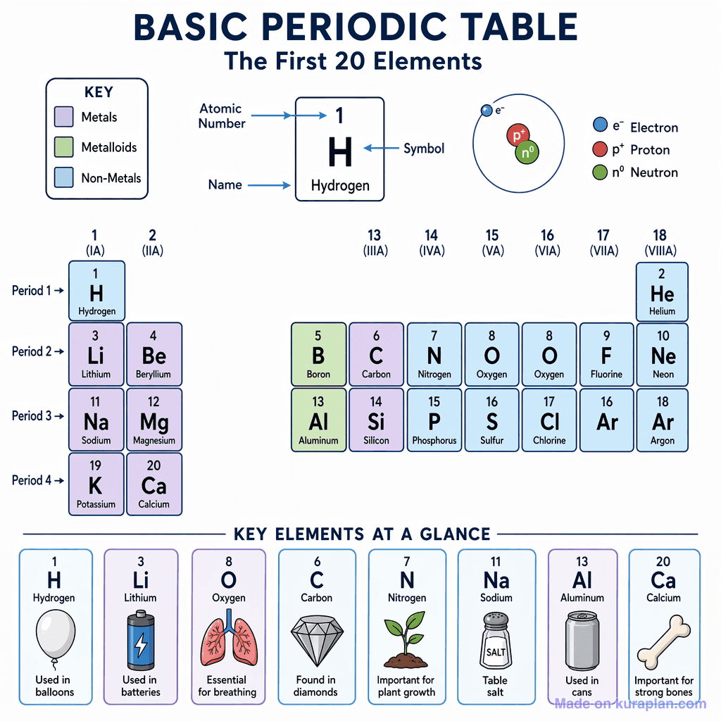 Basic Periodic Table (detailed)