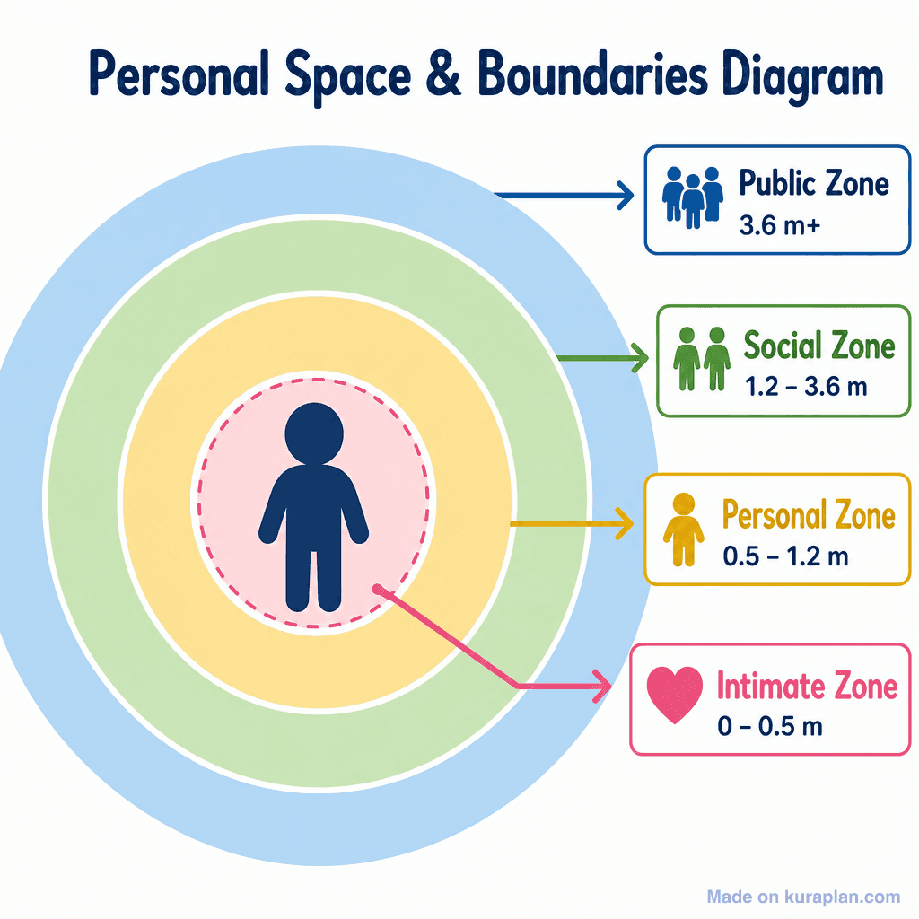 Personal Space & Boundaries Diagram (simple)
