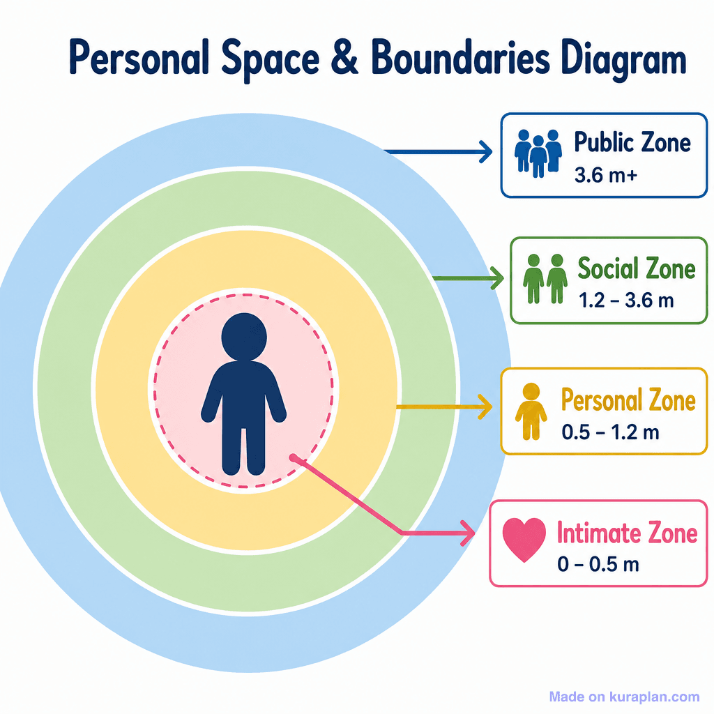 Personal Space & Boundaries Diagram (simple)