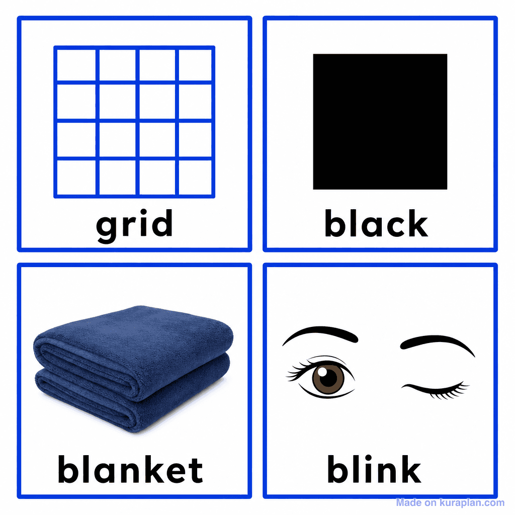 Phonics Blend Bl Chart