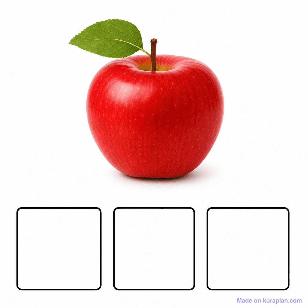 Phonics Cvc Picture Three Box Template