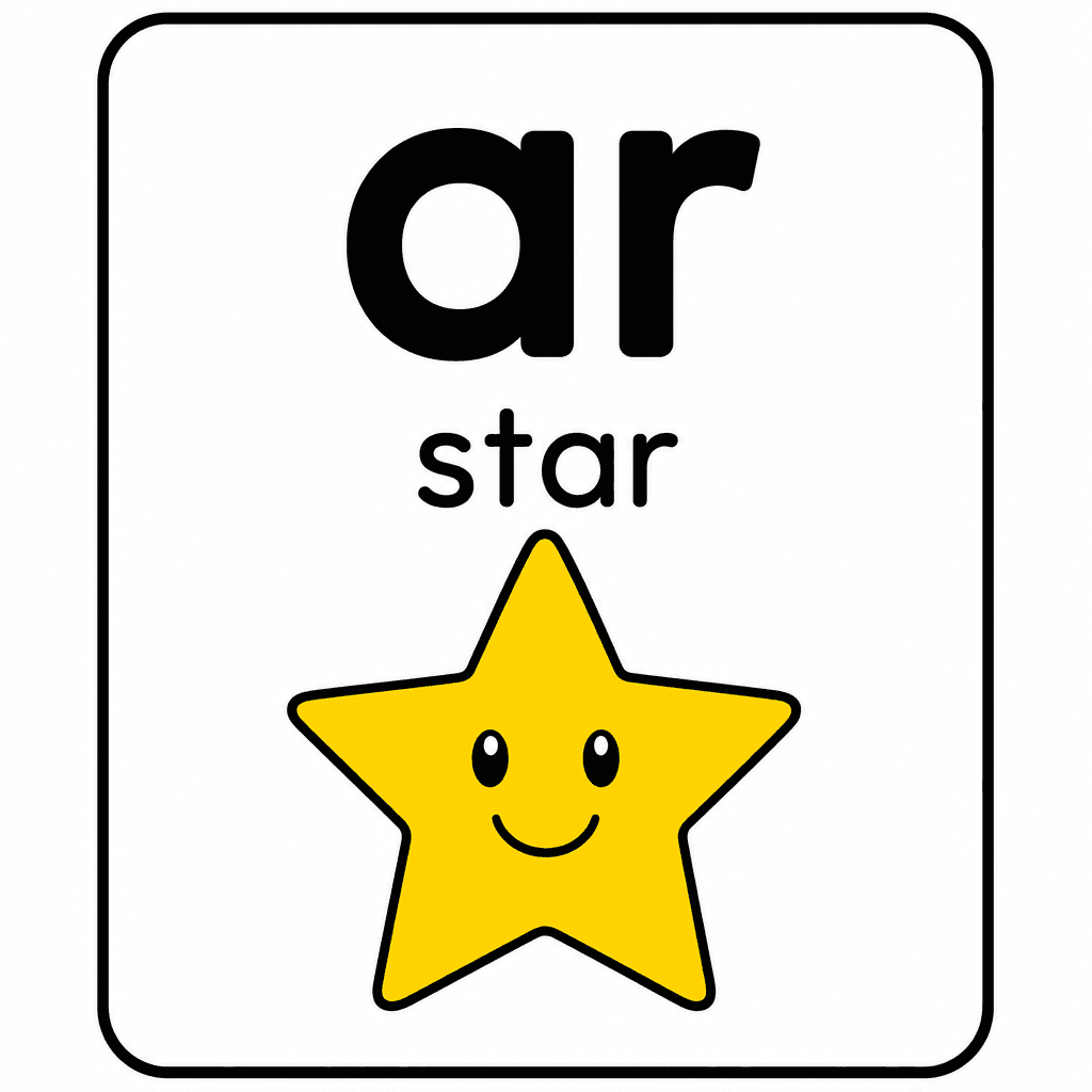 Phonics Sound "ar" — star