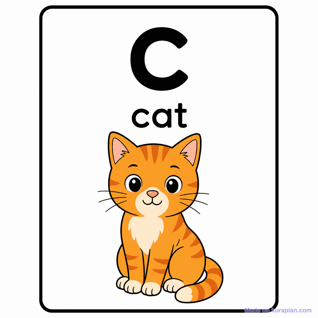 Phonics Sound "c" — cat