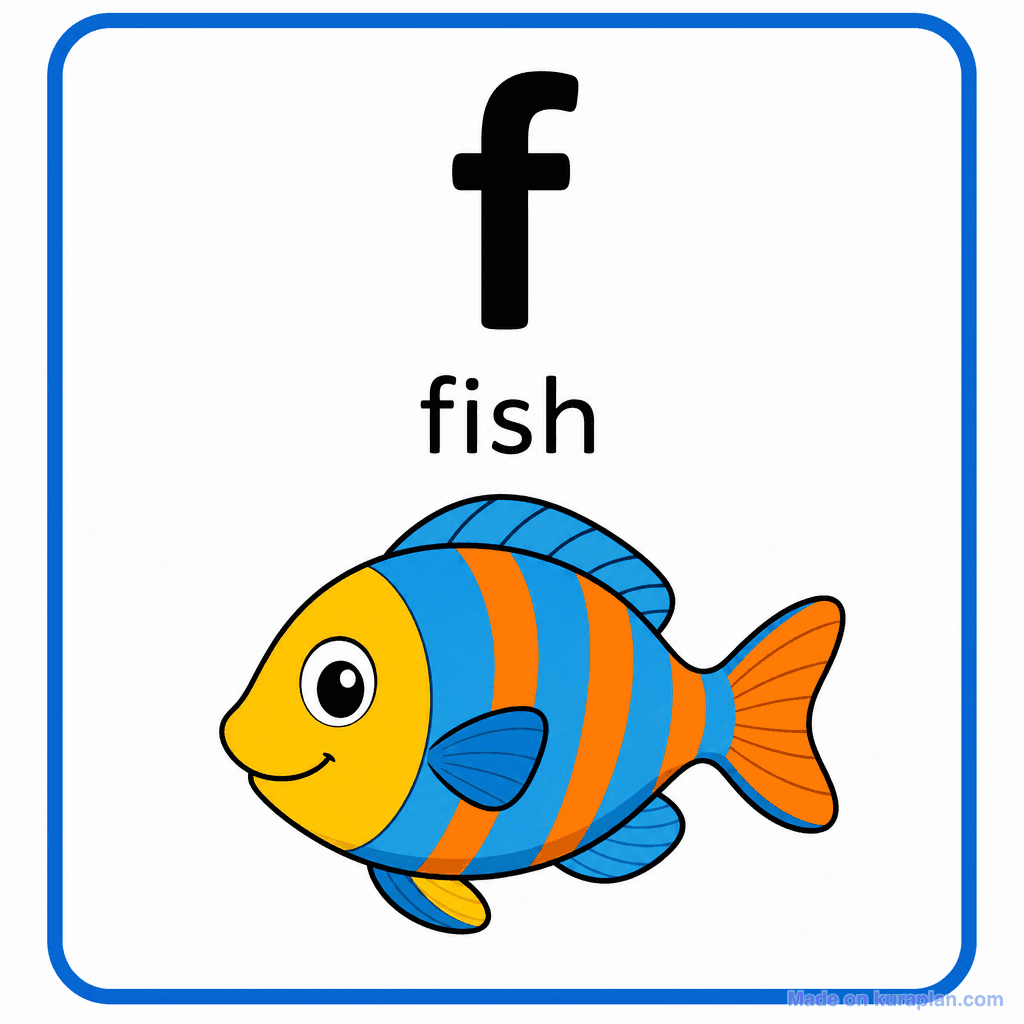 Phonics Sound "f" — fish