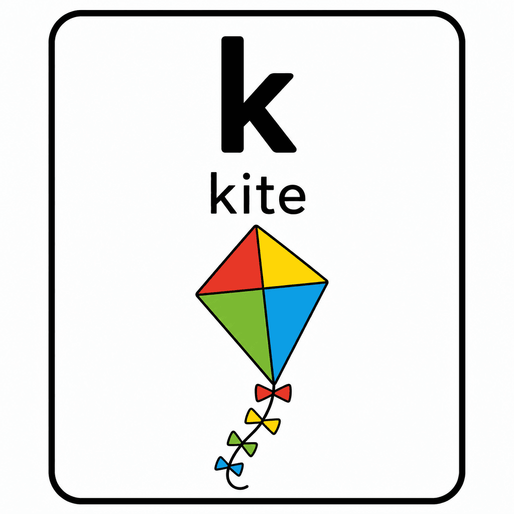 Phonics Sound "k" — kite