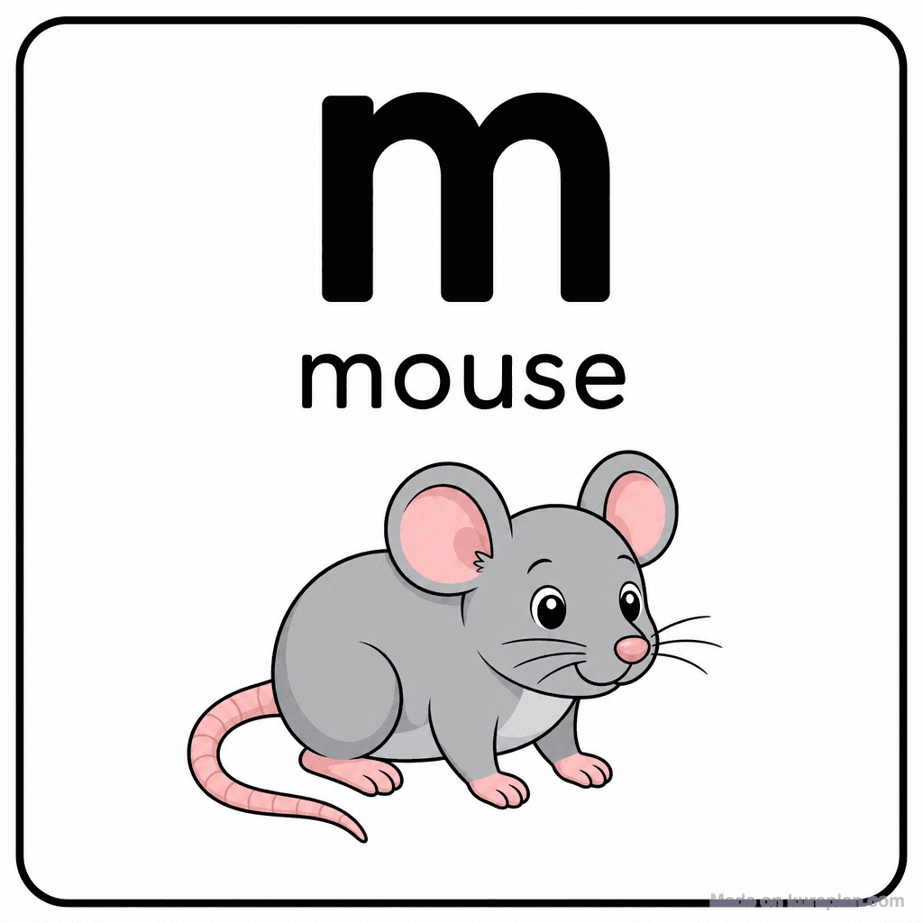 Phonics Sound "m" — mouse