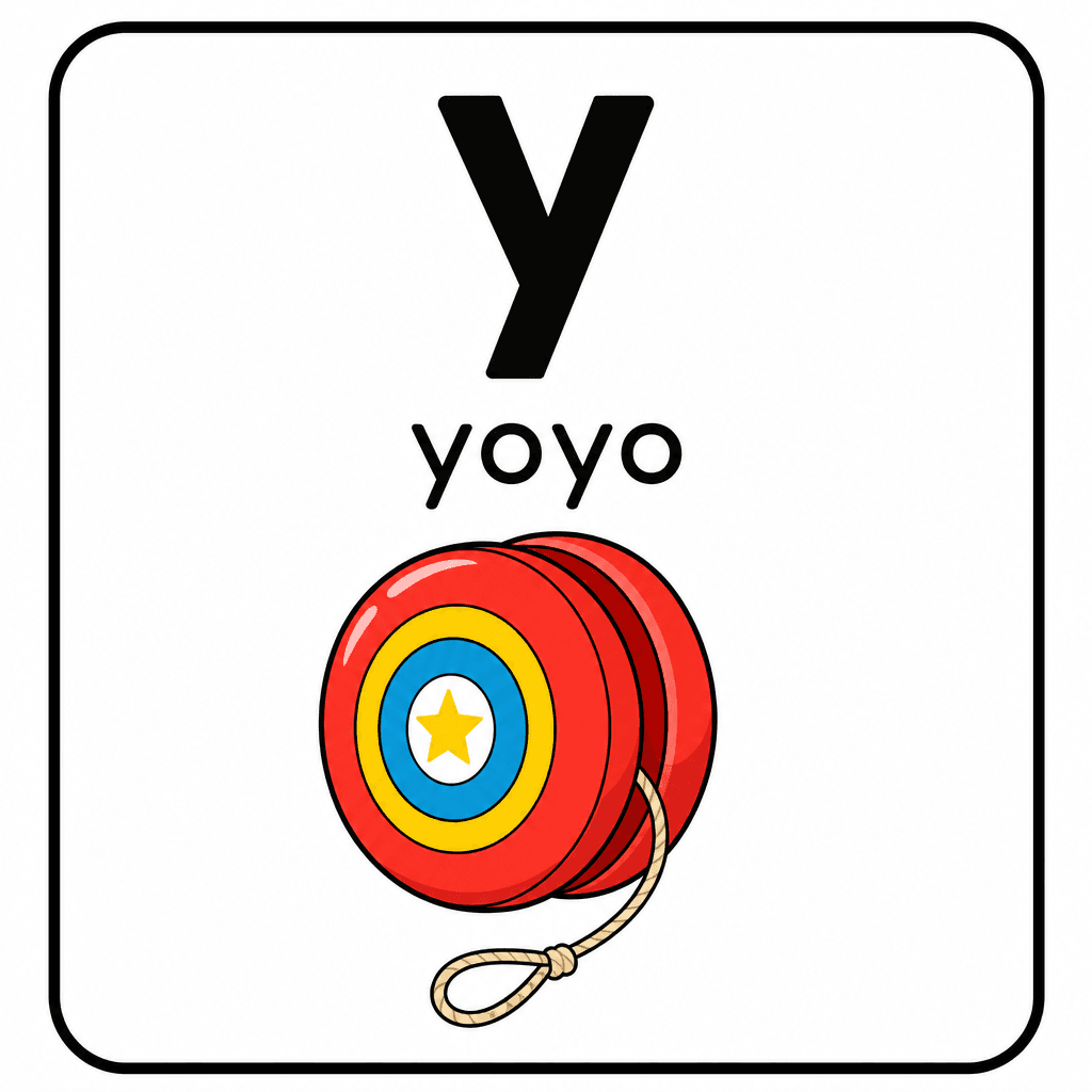 Phonics Sound "y" — yoyo