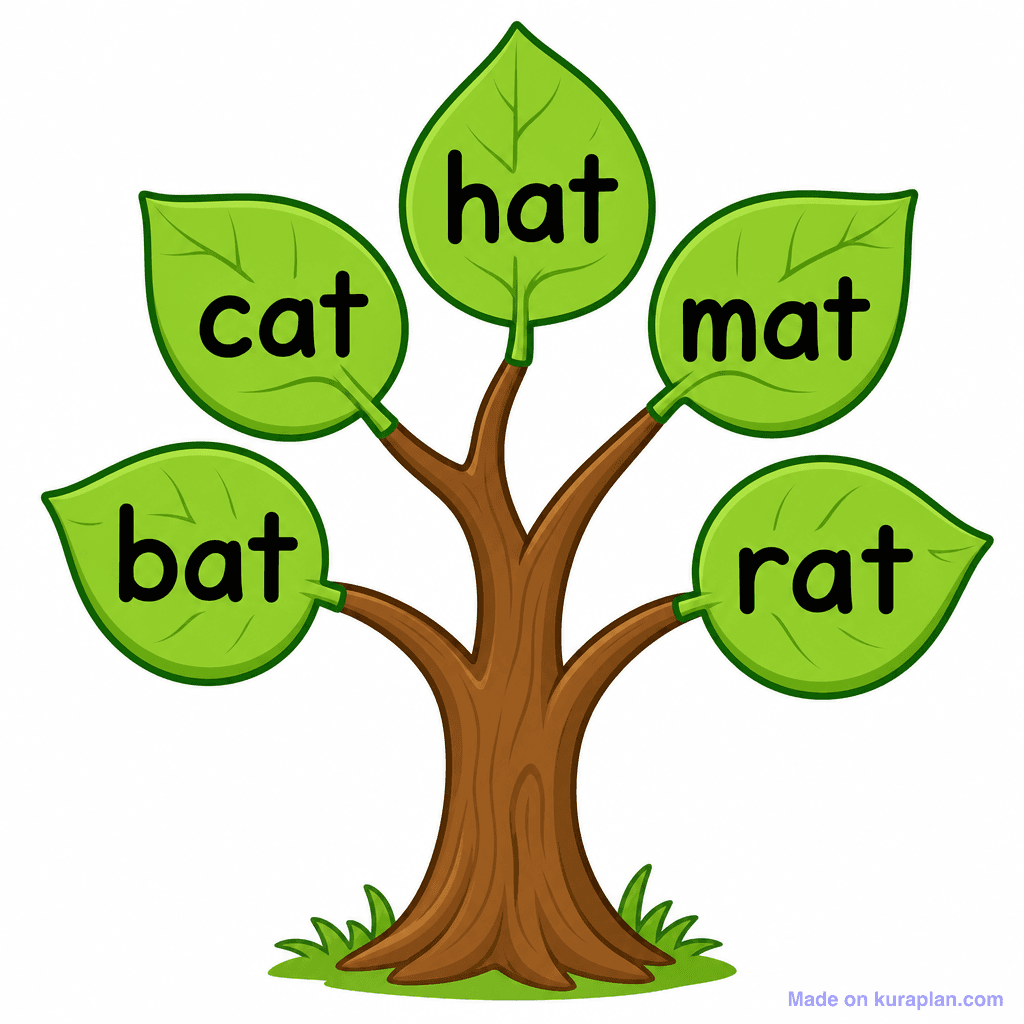 Phonics Word Family At Tree