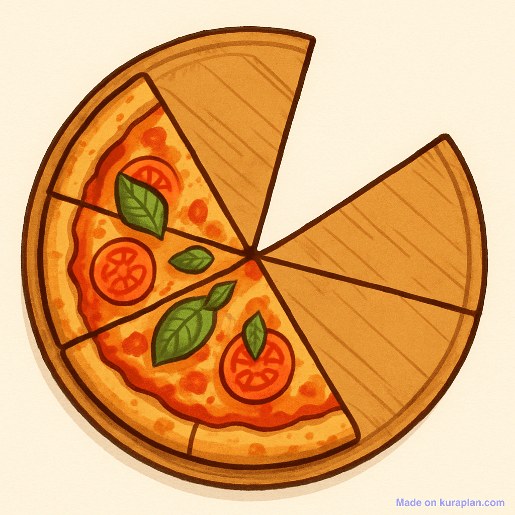 Pizza — 1/8 (just one slice)