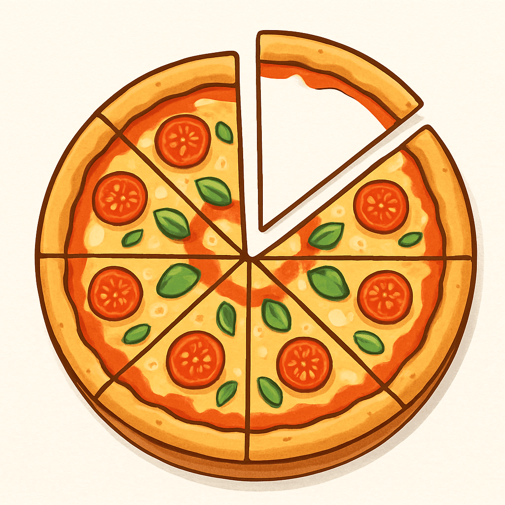 Pizza — 8/8 (whole pizza)
