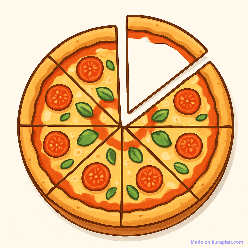 Pizza — 8/8 (whole pizza)