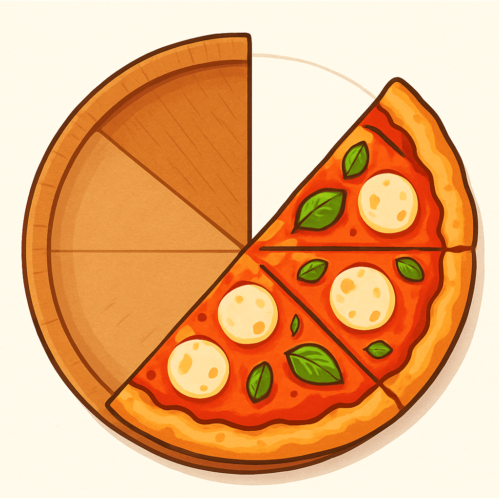 Pizza — 1/4 (one quarter)