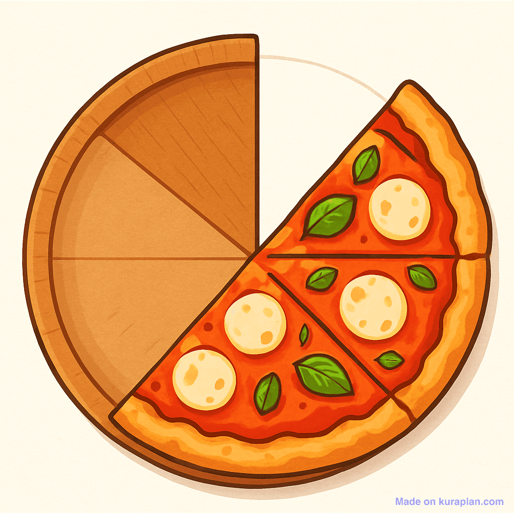 Pizza — 1/4 (one quarter)