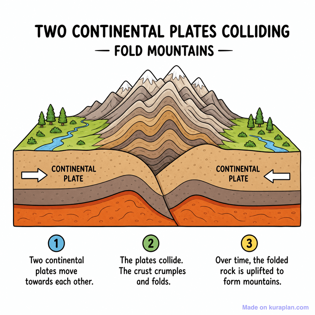Plate Convergent Continental Collision