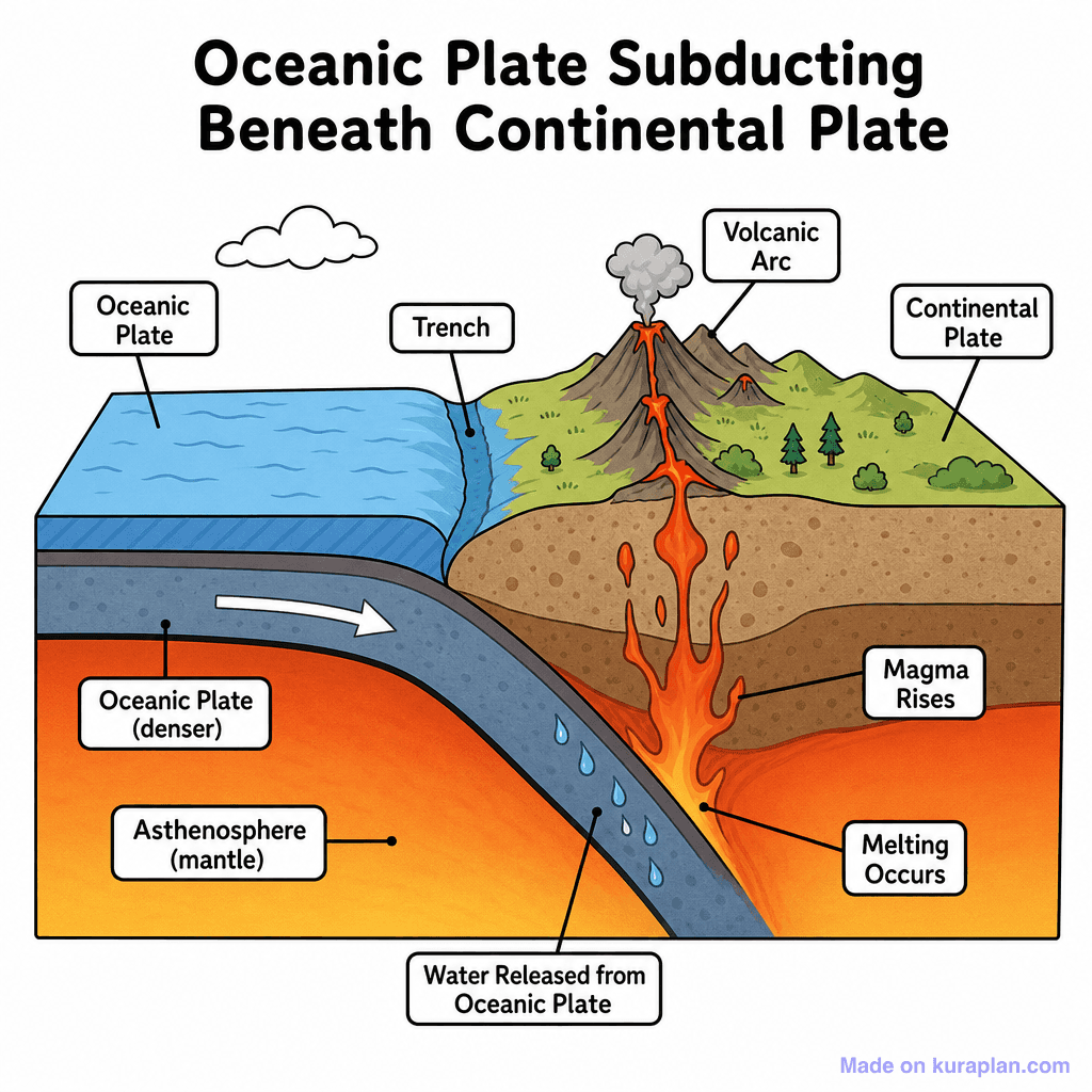 Plate Convergent Oceanic Continental