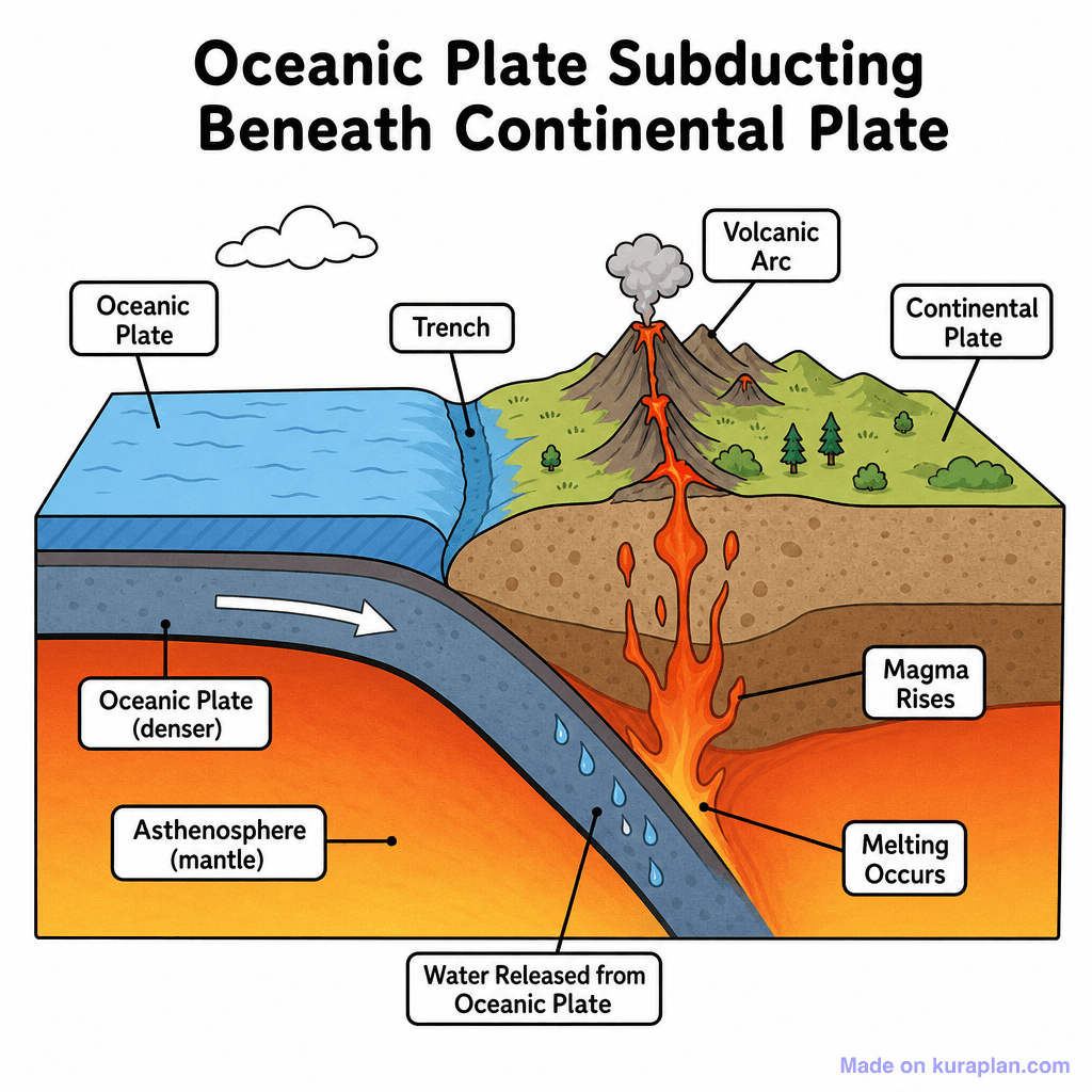 Plate Convergent Oceanic Continental