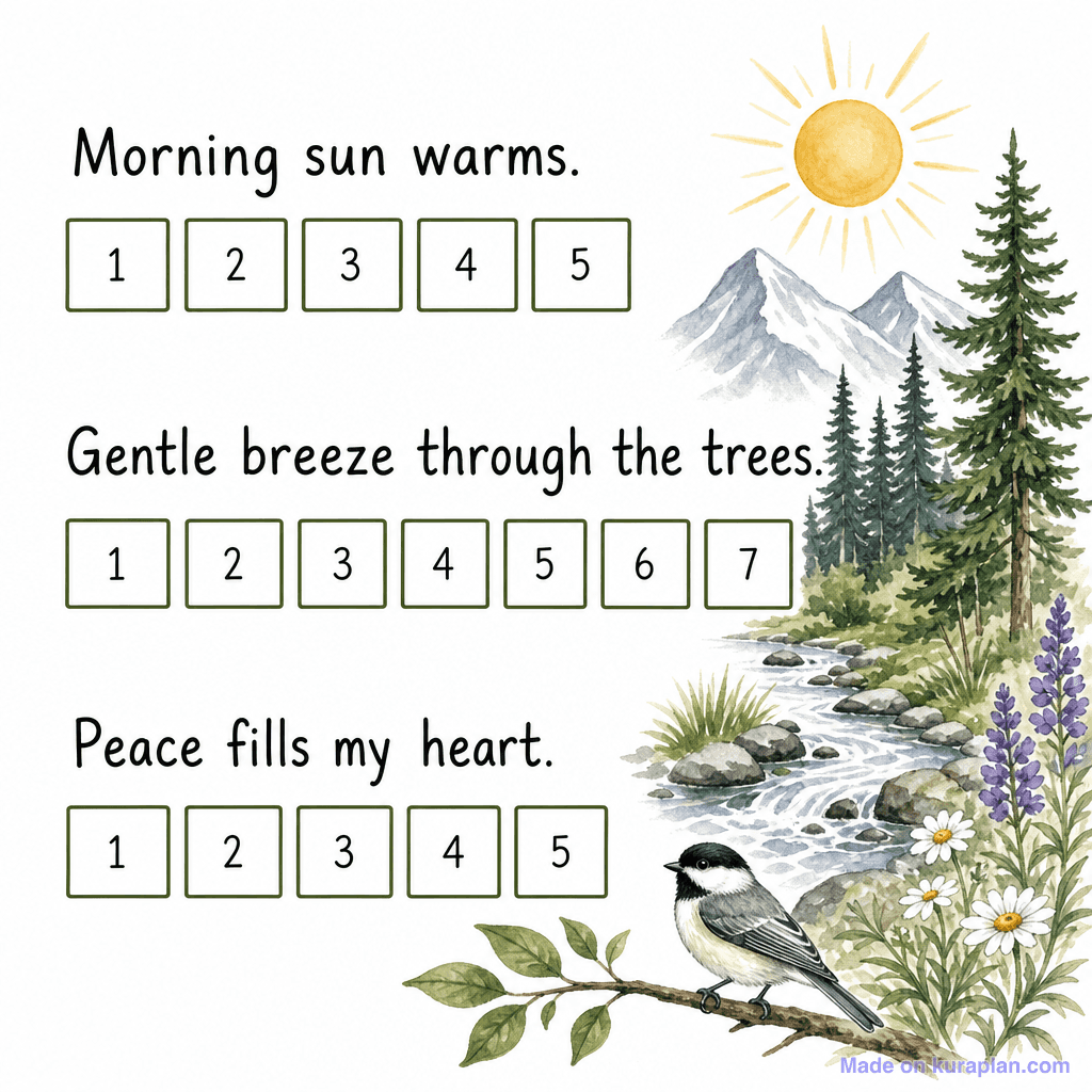 Poetry Haiku Template 5 7 5