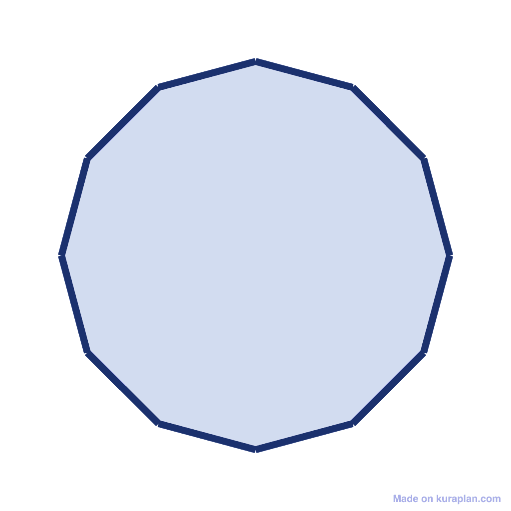 Regular Dodecagon (12 sides)