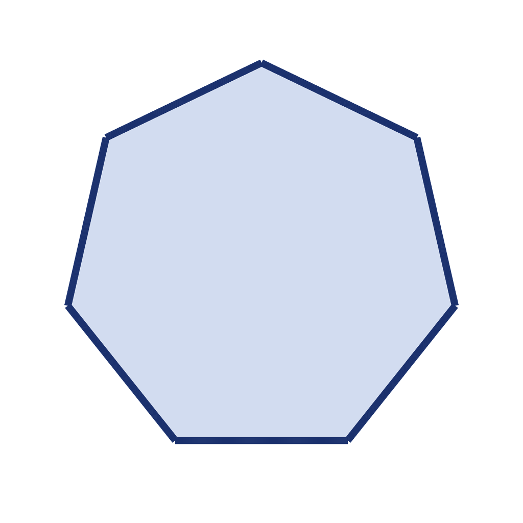 Regular Heptagon (7 sides)
