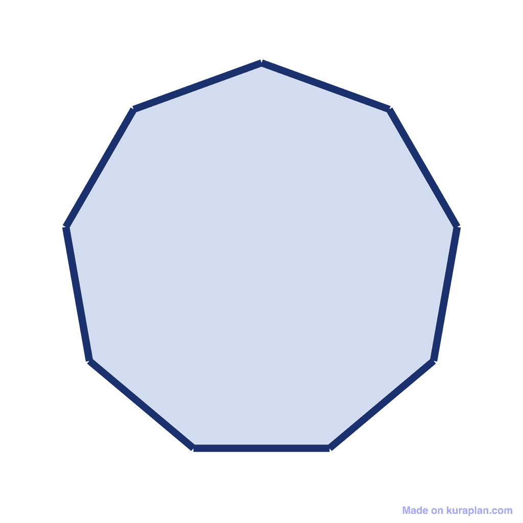 Regular Nonagon (9 sides)