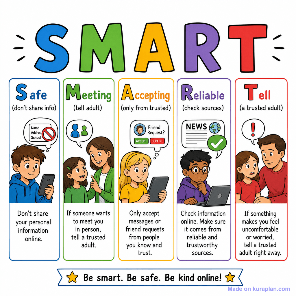 Pshe Online Safety Smart Rules