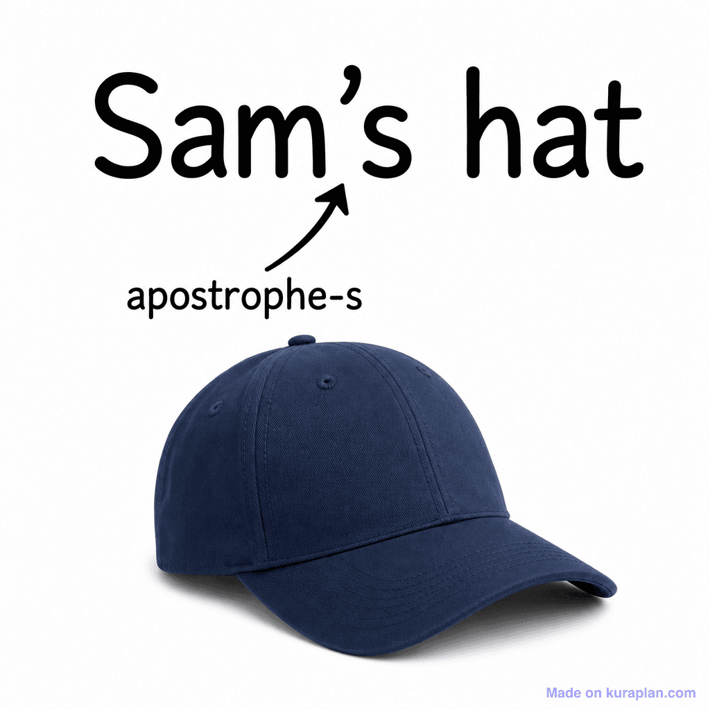 Punctuation Apostrophe Possessive Template