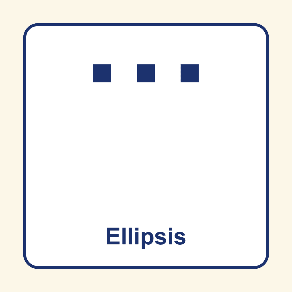 Punctuation — Ellipsis