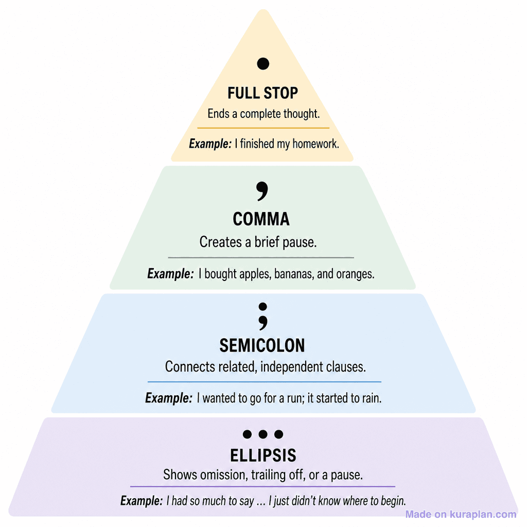 Punctuation Pyramid Poster