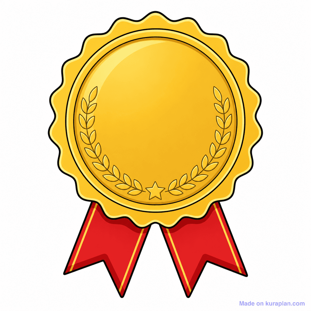 Reward Certificate Ribbon Seal