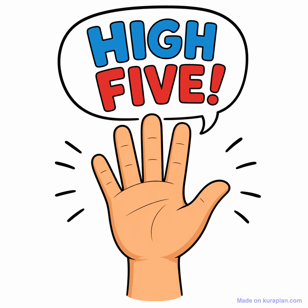 Reward High Five Hand