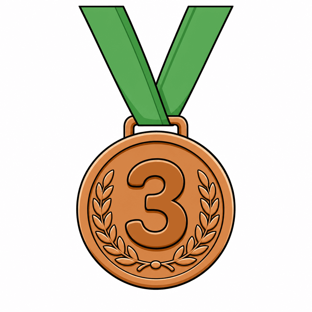 Bronze Medal Sticker