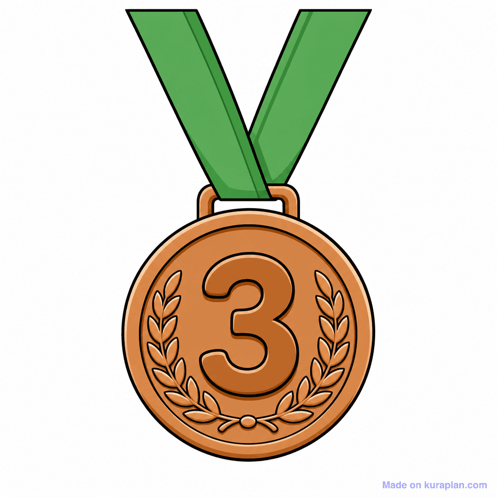 Bronze Medal Sticker