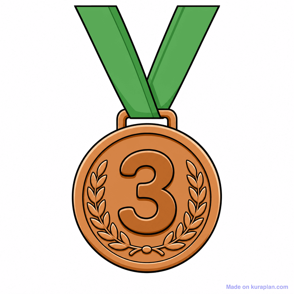 Bronze Medal Sticker
