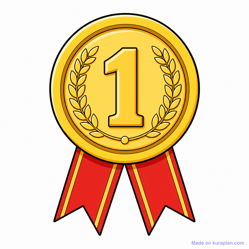Reward Medal First Place