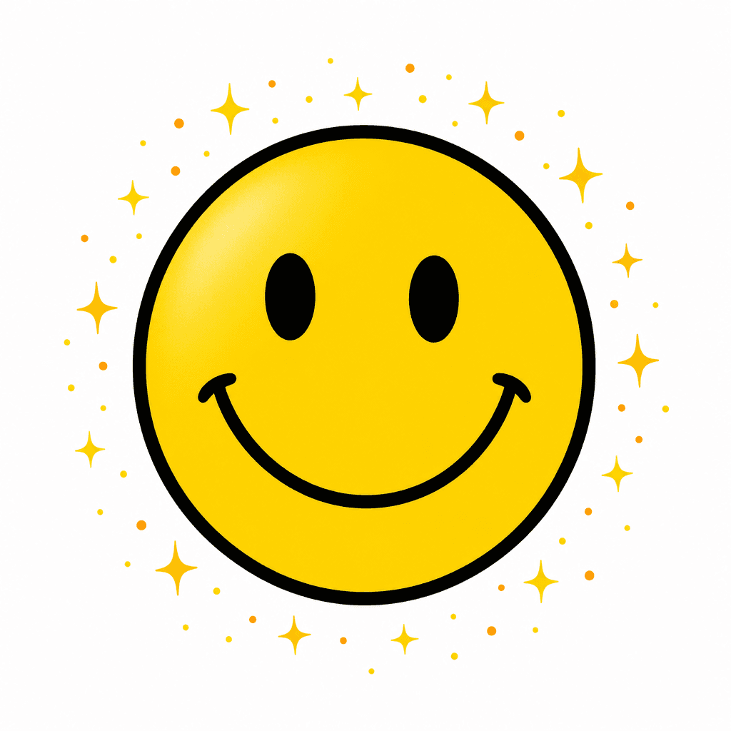 Smiley Face Sticker