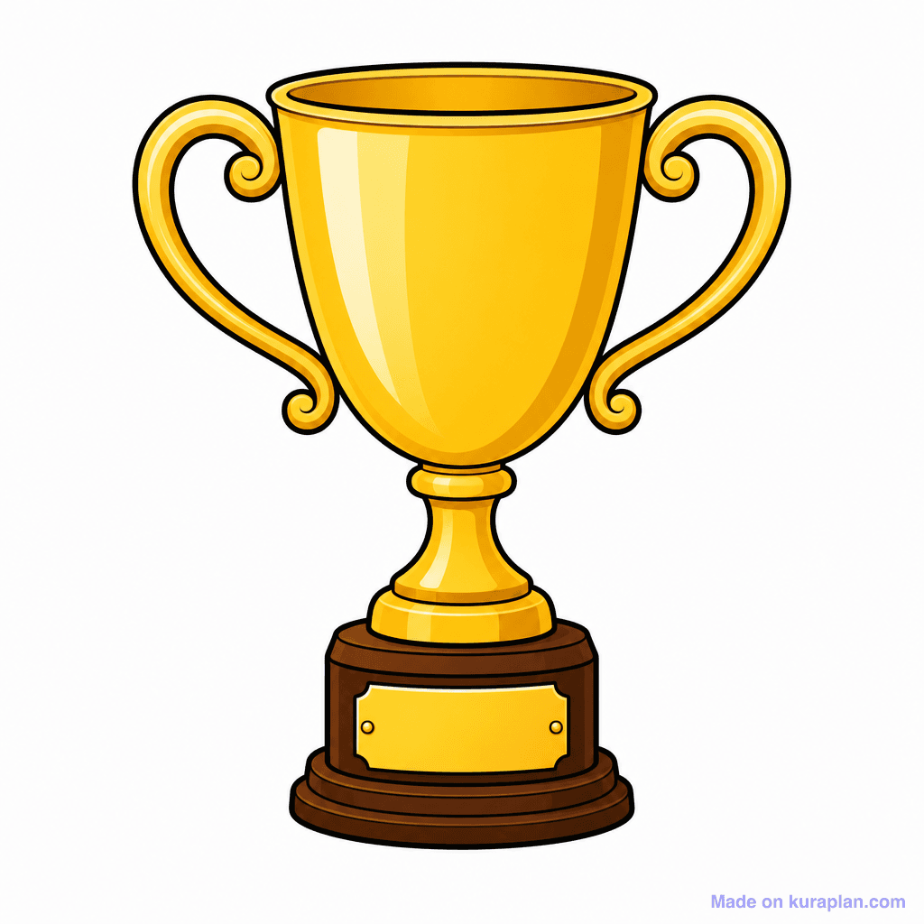 Reward Trophy Gold